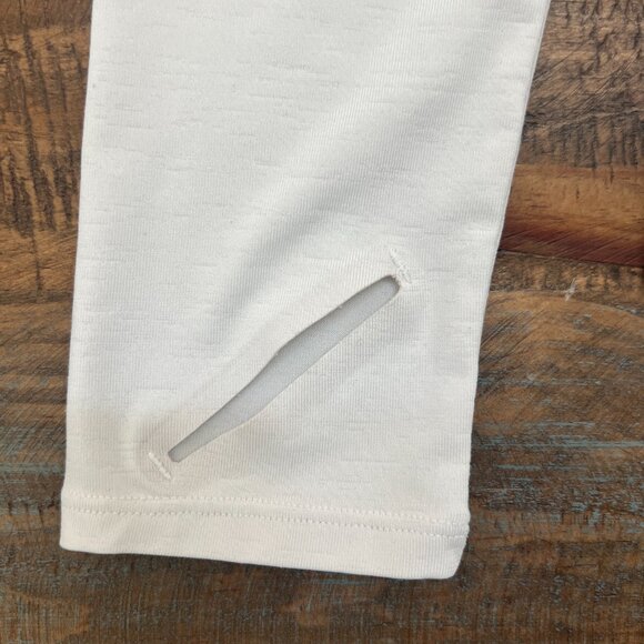 Athleta | Women's Pacifica Wrap Front Top White | Size Medium - Picture 5 of 7